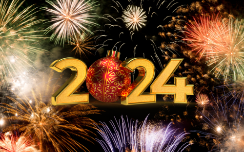 Belle et heureuse ann&eacute;e 2024