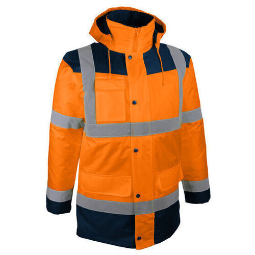 Parka 4-en-1 orange haute-visibilit&eacute; PIAMO