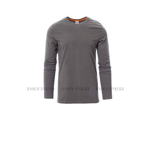 T-shirt manches longues gris fum&eacute;e PINETA