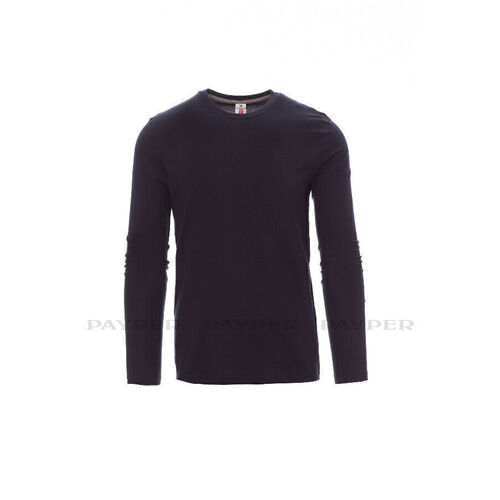 T-shirt manches longues bleu marine PINETA