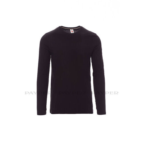 T-shirt manches longues noir PINETA