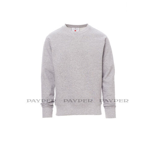 Sweat-shirt ras le cou gris chin&eacute; ORLANDO