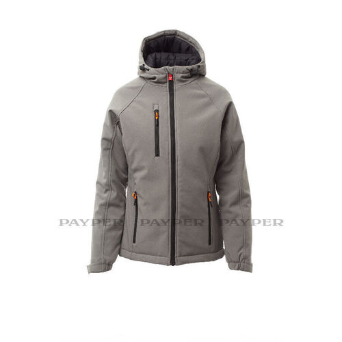 Softshell rembourr&eacute;e gris fum&eacute;e GALE PAD LADY