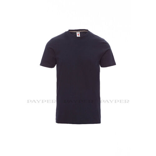 T-shirt &agrave; manches courtes bleu marine SUNRISE