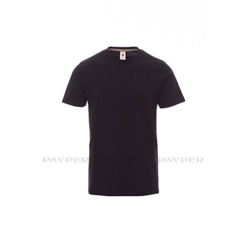 T-shirt &agrave; manches courtes noir SUNRISE