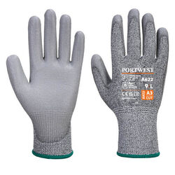 Gant MR gris paume PU anti coupure A622