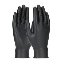 Gants en nitrile jetable noir GRIPPAZ (x50)