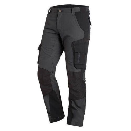 Pantalon PG bi-mati&egrave;re LEO anthracite/noir