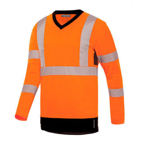 T-shirt HV ML orange HELIUM