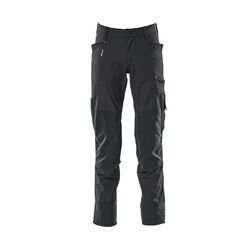 Pantalon poches genoux noir ULTIMATE STRETCH