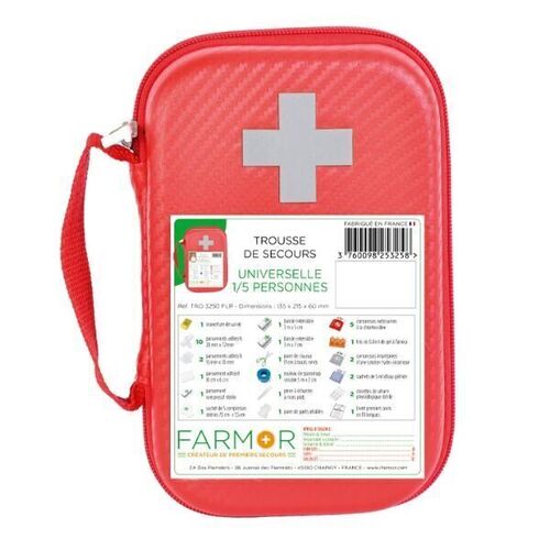 Trousse de secours universelle 1/5 personnes