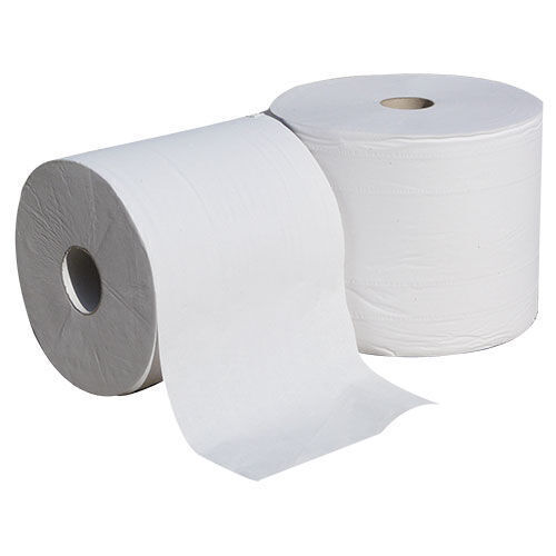 Lot de 2 bobines de ouate pure blanche