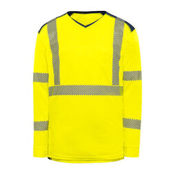 T-shirt manches longues HV 37.5 jaune BELIZE