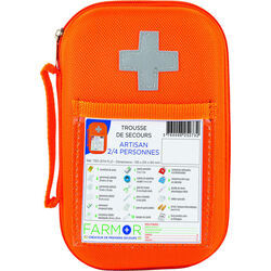 Trousse secours fluo ARTISAN 2/4 PERSONNES Vaux-le-Pénil